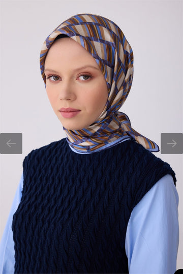 Belli  %100 Twill İpek Eşarp