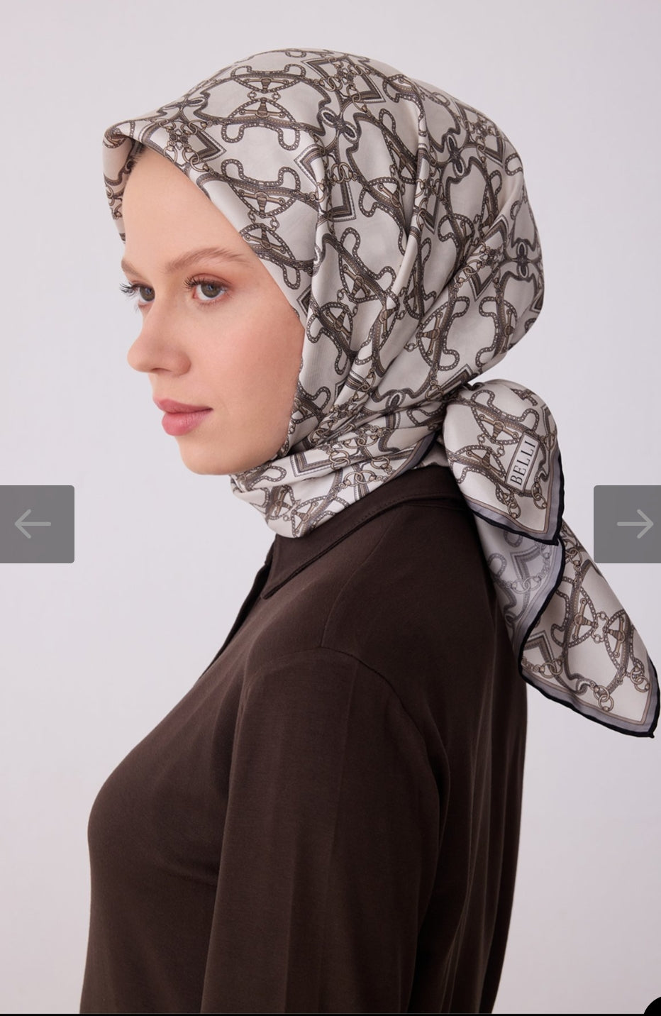 Belli  %100 Twill İpek Eşarp