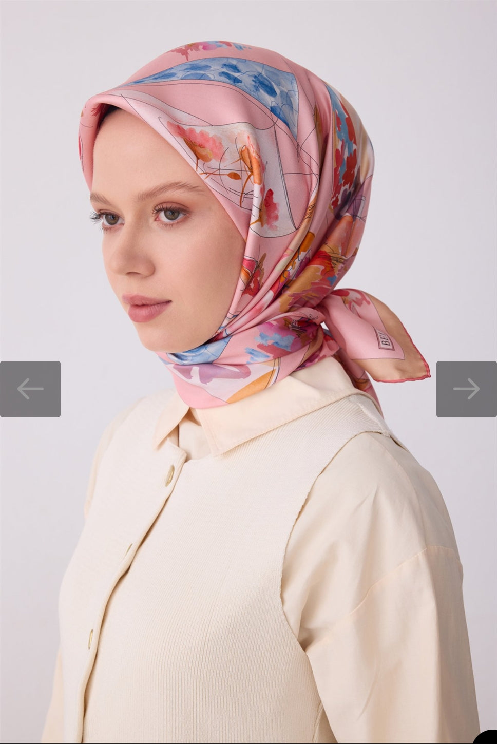 Belli  %100 Twill İpek Eşarp