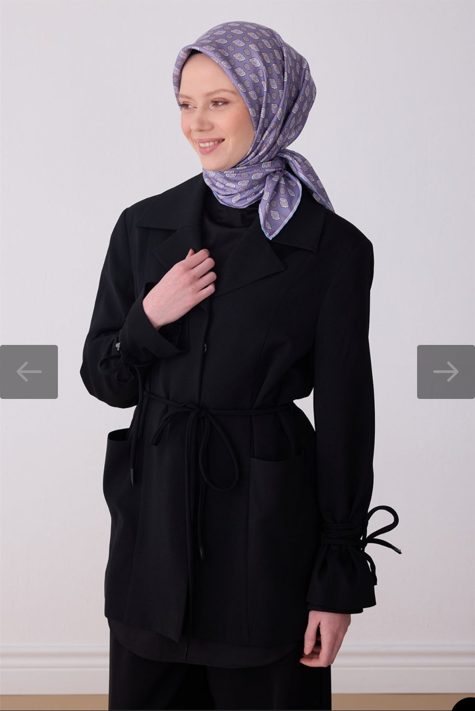 Belli  %100 Twill İpek Eşarp