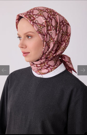 Belli  %100 Twill İpek Eşarp