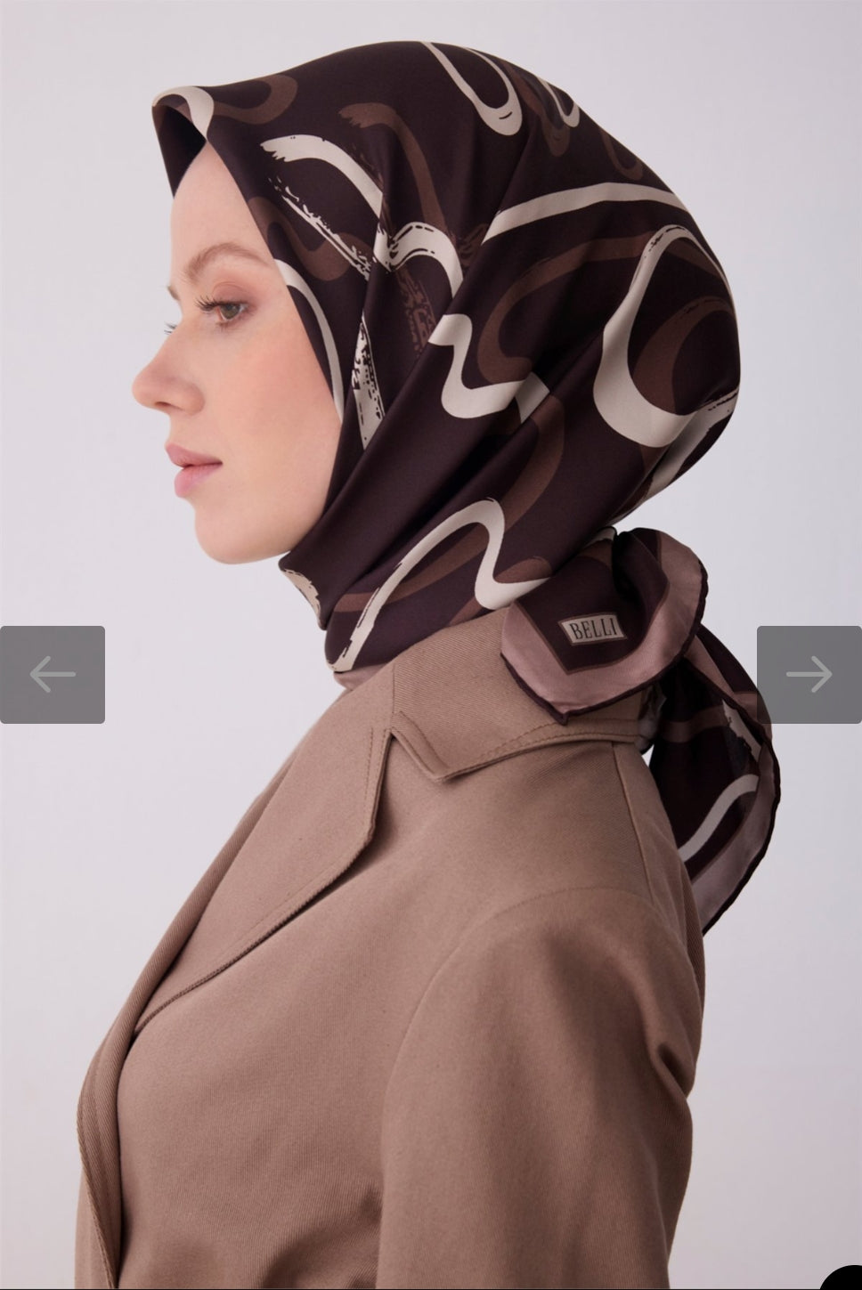 Belli  %100 Twill İpek Eşarp