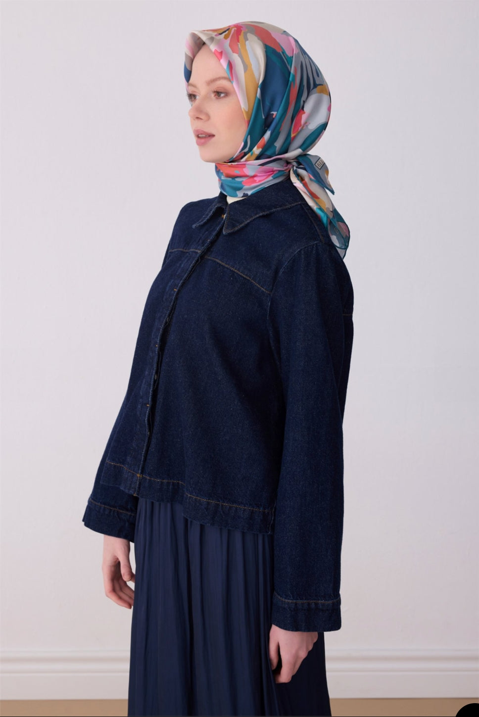 Belli  %100 Twill İpek Eşarp